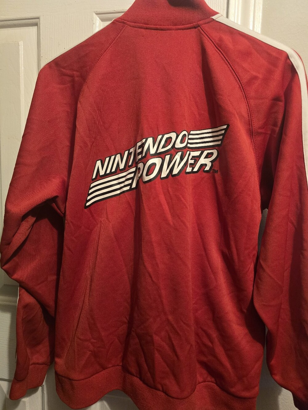 Mario Nintendo Power Red Track Jacket - Picture 2 of 3